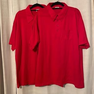 Lot of 2 King Louie Creation  Adult Polo Shirts with front pocket  Mens XXL
